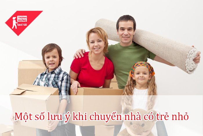 Lưu ý khi chuyển nhà có trẻ nhỏ