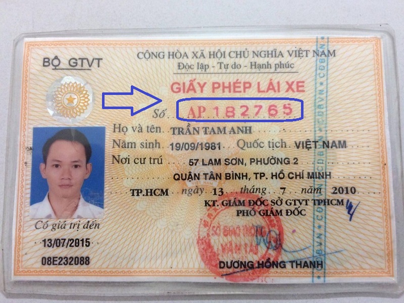 kiểm tra giấy phép lái xe thật giả
