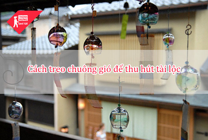 Cách treo chuông gió trong nhà