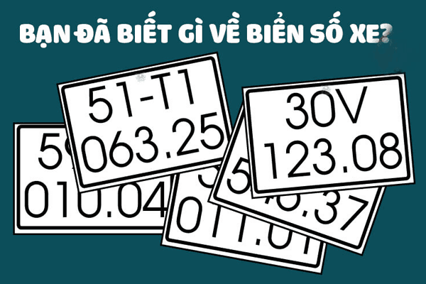 biển số xe 5 số trong phong thủy