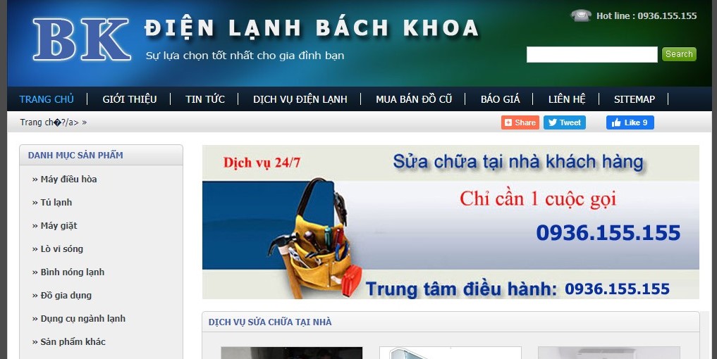 địa chỉ sửa máy giặt uy tín tại Hà Nội
