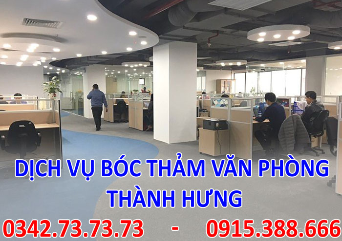 Dịch vụ bóc thảm văn phòng tại Hà Nội giá rẻ
