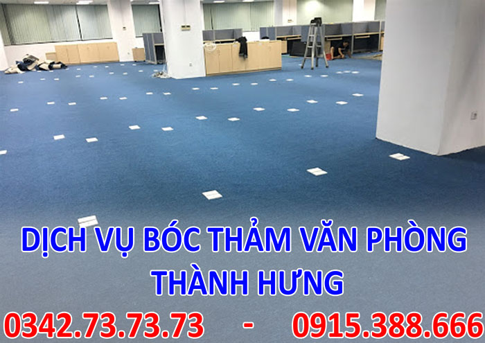 Dịch vụ bóc thảm văn phòng tại Hà Nội