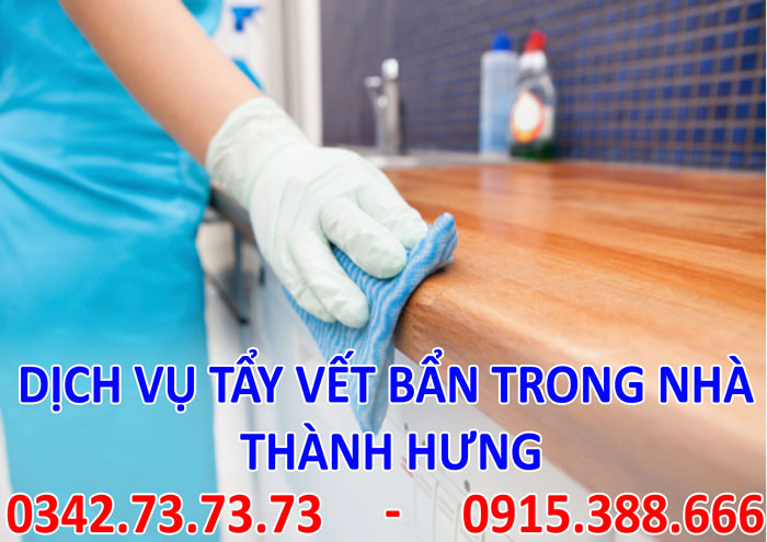 Dịch vụ tẩy vết bẩn trong nhà tại Hà Nội giá rẻ