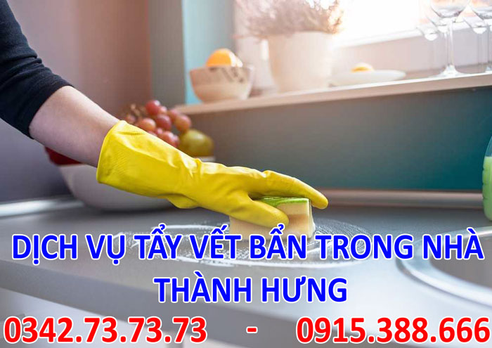 Dịch vụ tẩy vết bẩn trong nhà tại Hà Nội