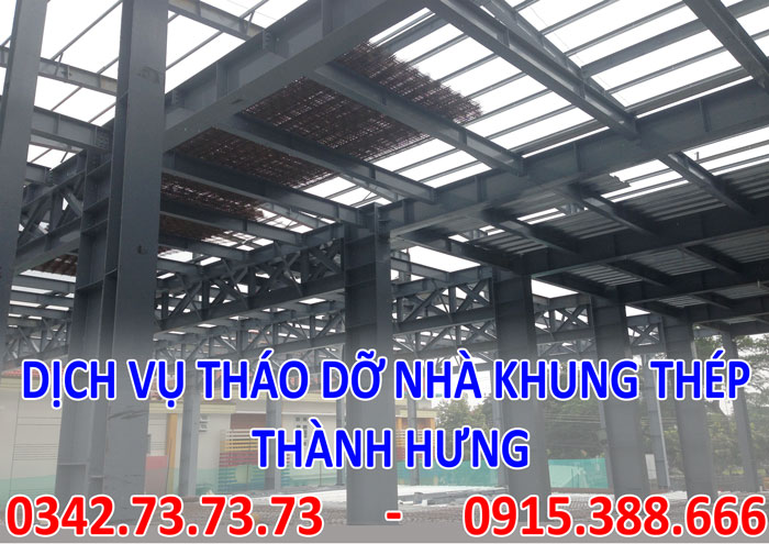 Dịch vụ tháo dỡ nhà khung thép Dịch vụ tháo dỡ nhà khung thép