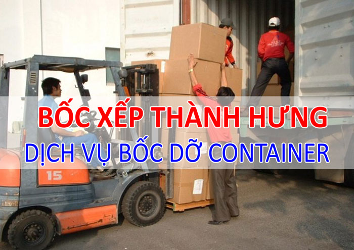 Dịch vụ bốc dỡ container Thành Hưng tại Hà Nội Dịch vụ bốc dỡ container Thành Hưng tại Hà Nội
