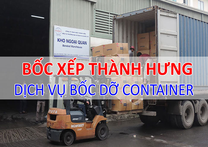 Dịch vụ bốc dỡ container Thành Hưng Dịch vụ bốc dỡ container Thành Hưng