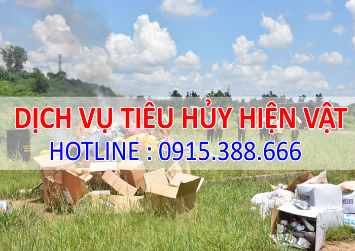 Dịch vụ tiêu hủy hiện vật Dịch vụ tiêu hủy hiện vật