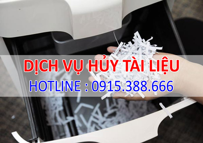 Dịch vụ tiêu hủy tài liệu uy tín Dịch vụ tiêu hủy tài liệu uy tín