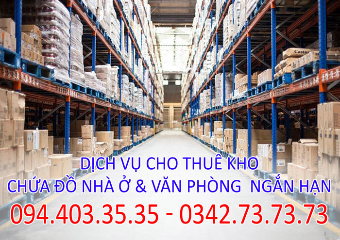 cho thuê kho gửi đồ nhà ở văn phòng ngắn hạn 1 đến 3 tháng
