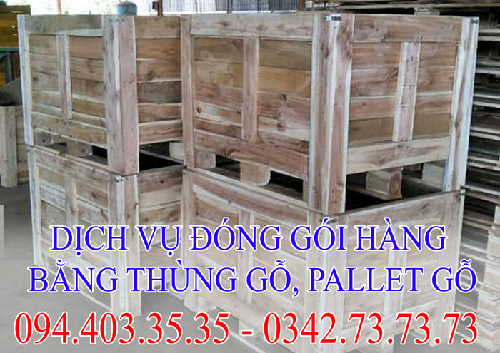 dịch vụ đóng gói hàng bằng thùng gỗ ,balet gỗ
