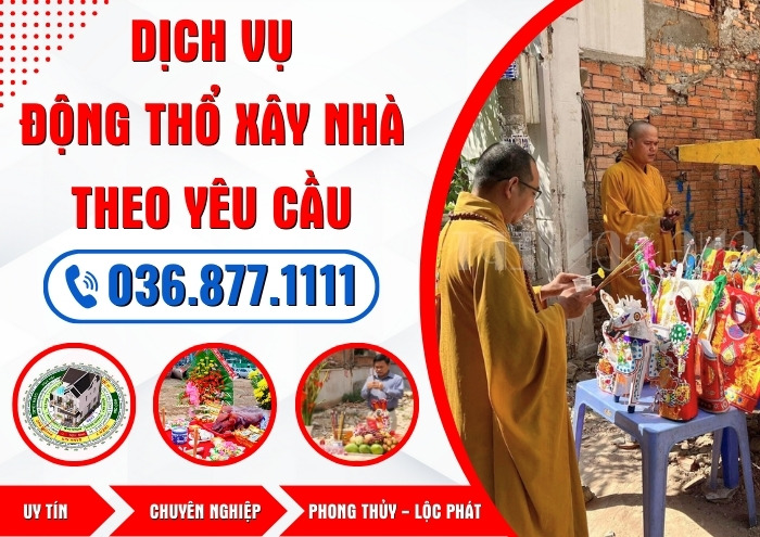 Thành Hưng cung cấp dịch vụ động thổ nhà theo yêu cầu