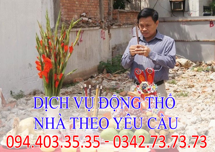 Dịch vụ động thổ nhà theo yêu cầu | ☎️ 0342.73.73.73
