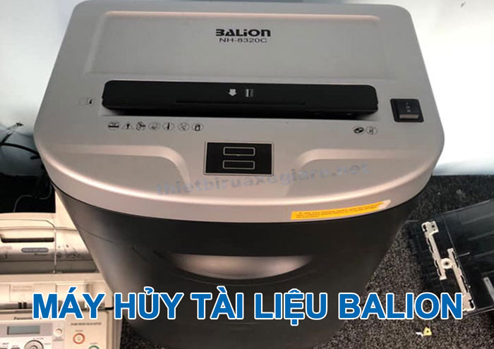 Máy huỷ tài liệu Thương hiệu Balion Máy huỷ tài liệu Thương hiệu Balion