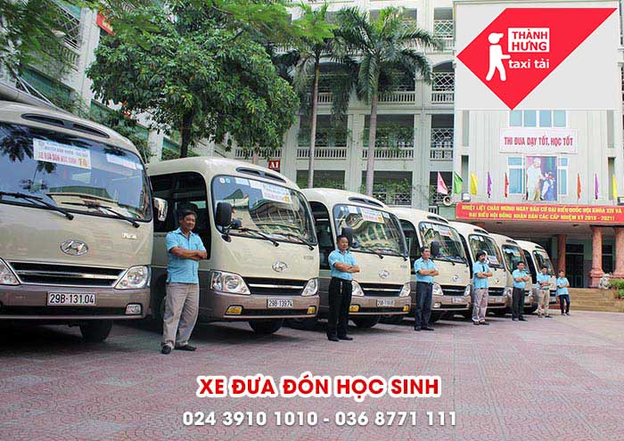 Dịch vụ xe đưa đón học sinh an toàn