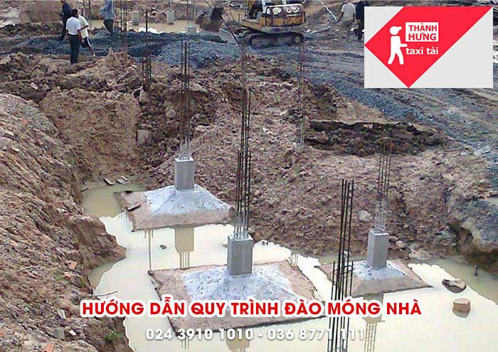 Hướng dẫn quy trình đào móng nhà
