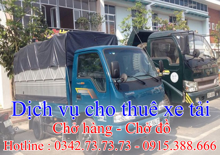 Cho thuê xe tải Yên Phong giá rẻ