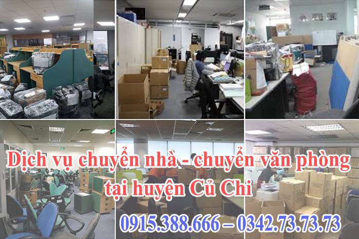 Dịch vụ chuyển nhà - chuyển văn phòng tại huyện Củ Chi