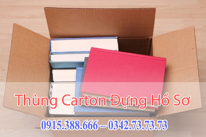 Thùng Carton Đựng H�?Sơ, Tài Liệu văn phòng.