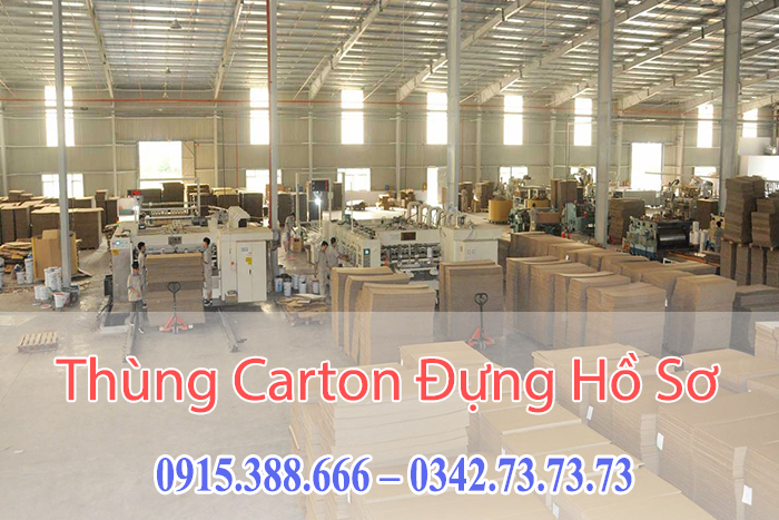 Thùng Carton Đựng H�?Sơ, Tài Liệu văn phòng.
