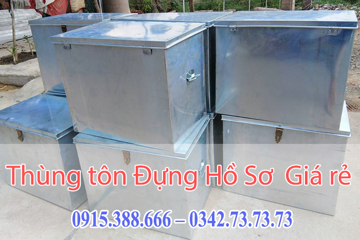 Thùng đựng hồ sơ , hòm tôn giá rẻ, cao cấp 
