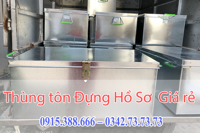 Thùng tôn Đựng Hồ Sơ - Hòm Đựng Tài Liệu Giá rẻ