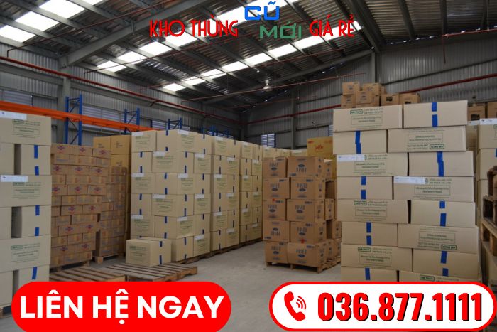 Thùng carton cũ, mới