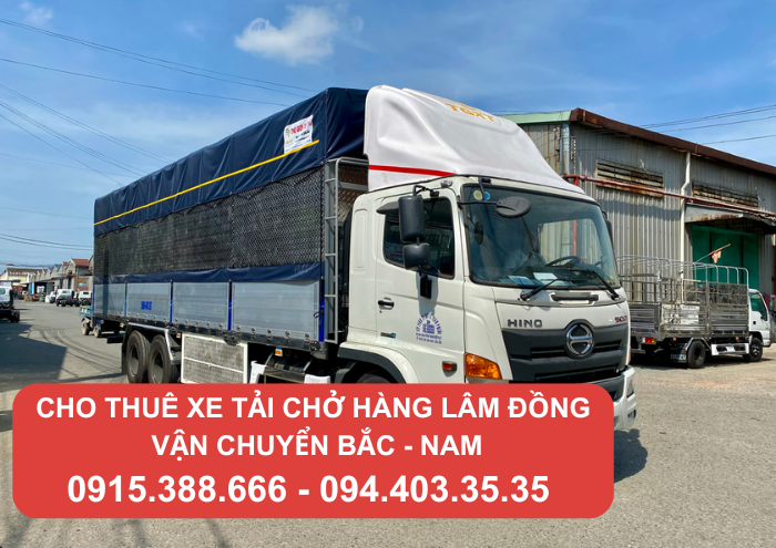 Giá cho thuê xe tải chở hàng ở Lâm Đồng