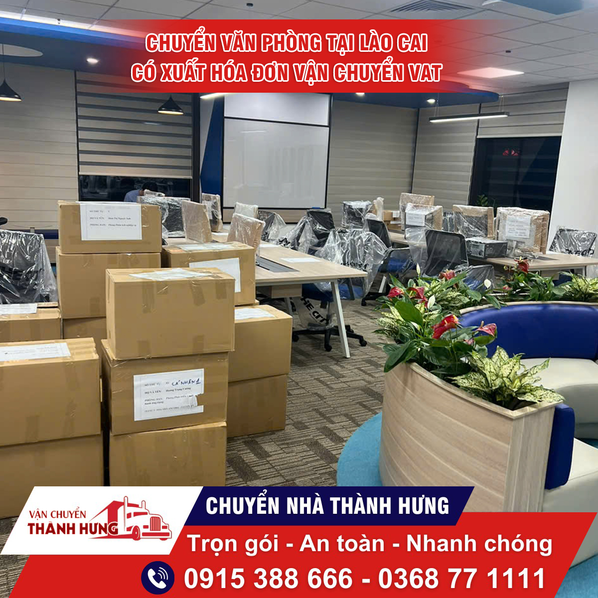 Dịch vụ Chuyển văn phòng tại Lào Cai