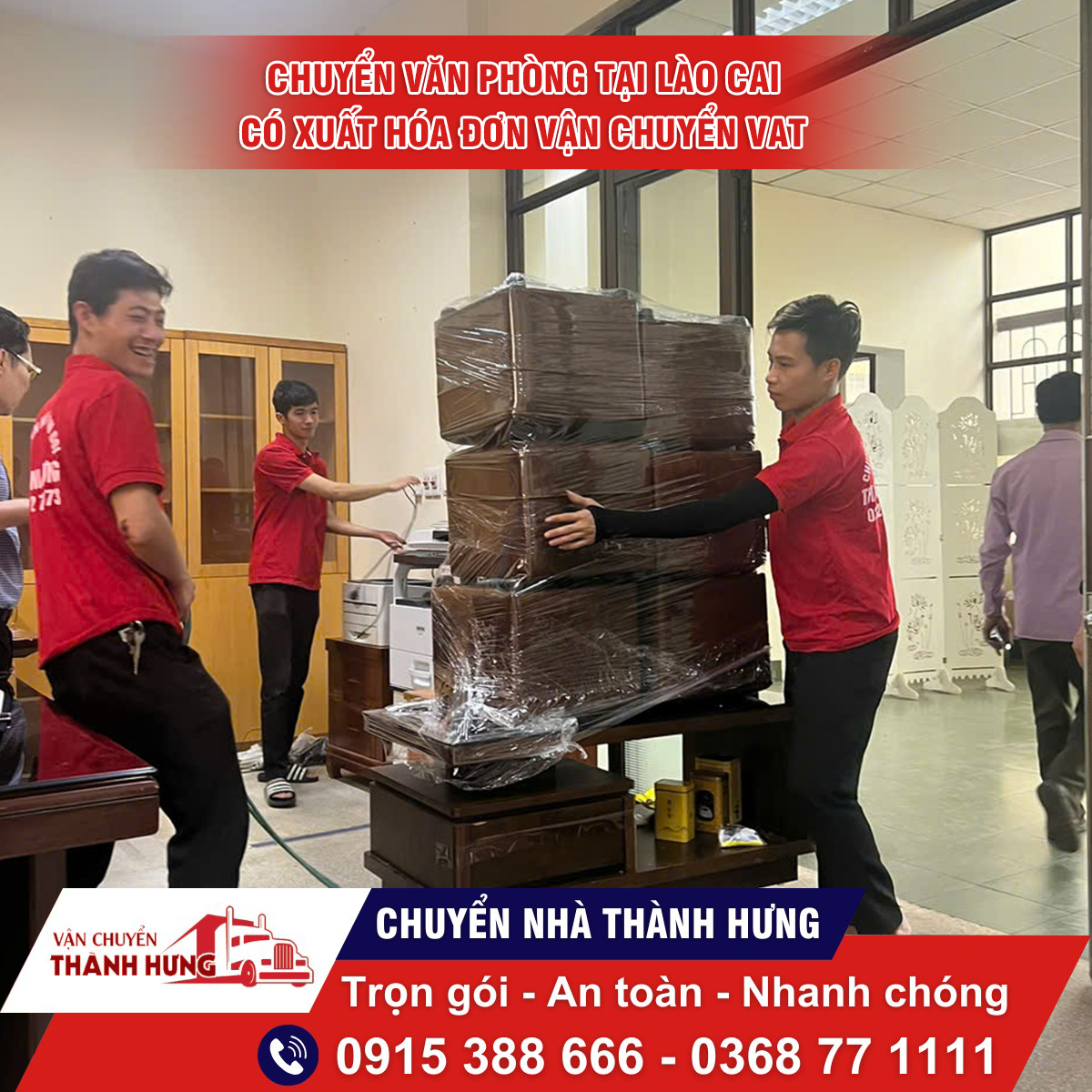 Chuyển văn phòng tại Lào Cai uy tín số 1