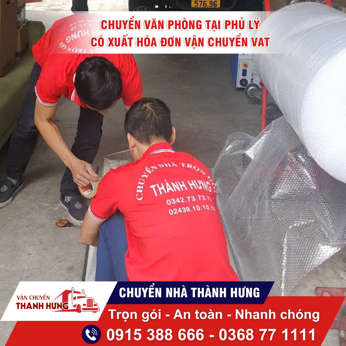Chuyển văn phòng tại Hà Nam